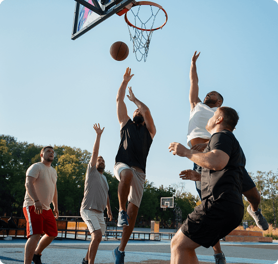 Basketball players