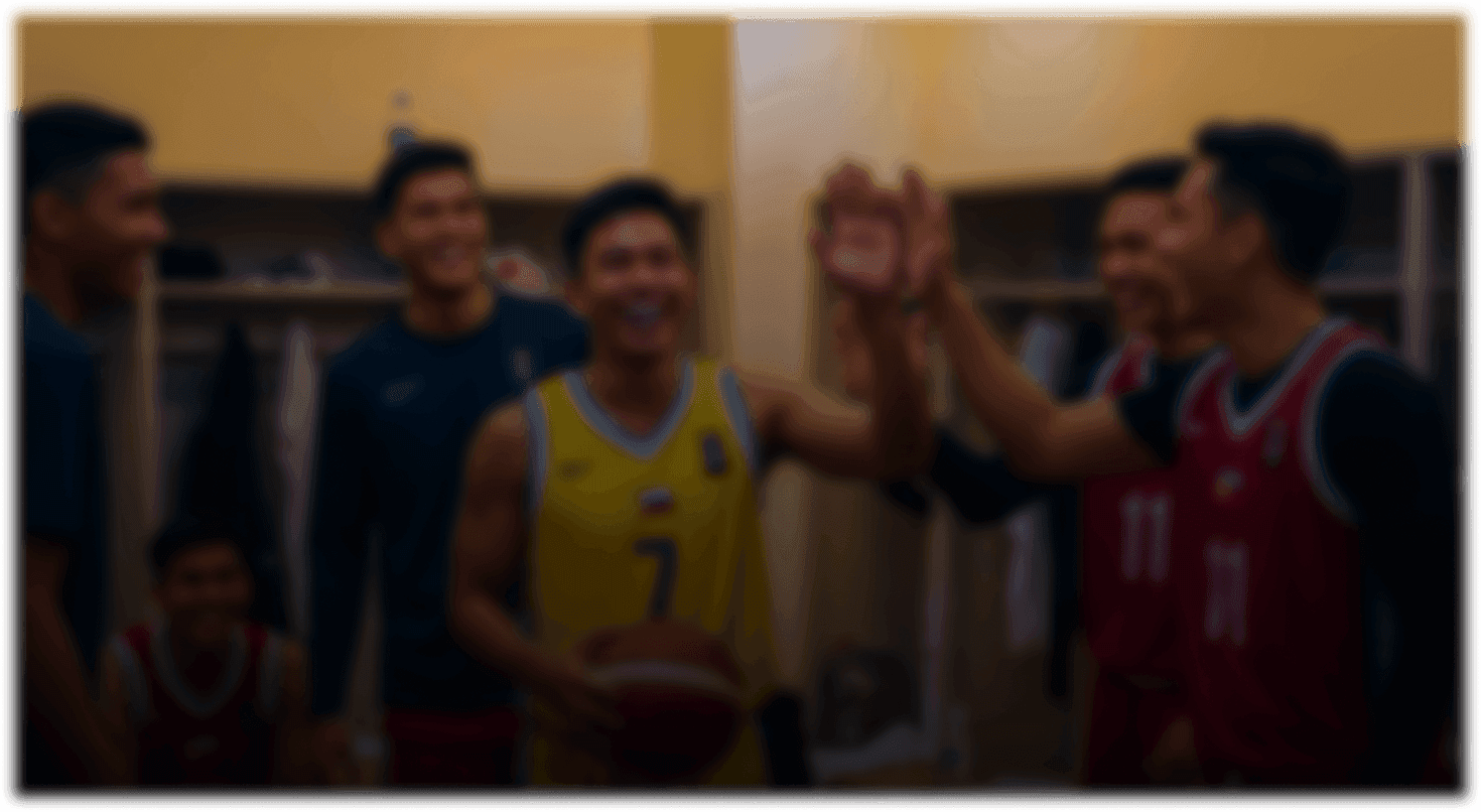 Team celebration